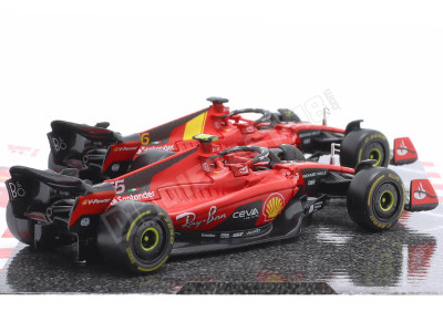 2023 Scudería Ferrari F1 SF-23 SET Nº16 Charles Leclerc + Nº55 Carl... 2