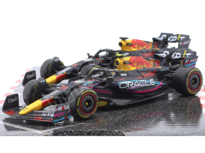 2023 Red Bull Racing RB19 Ganador Campeonato Constructores Set Max Verstappen + Sergio Perez 1:43 Bburago 18-38059