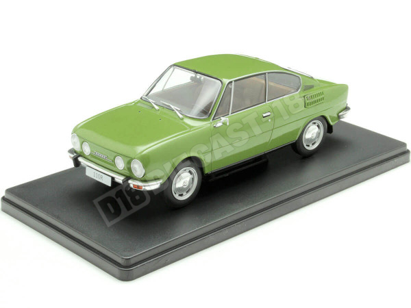 1970 Skoda 110R Coupé Verde 1:24 WhiteBox 124227