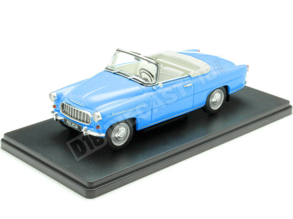 1959 Skoda Felicia Cabriolet Abierto Azul Claro 1:24 WhiteBox 124228