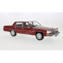 1982 Cadillac Fleetwood Brougham Rojo Oscuro 1:18 MC Group 18251