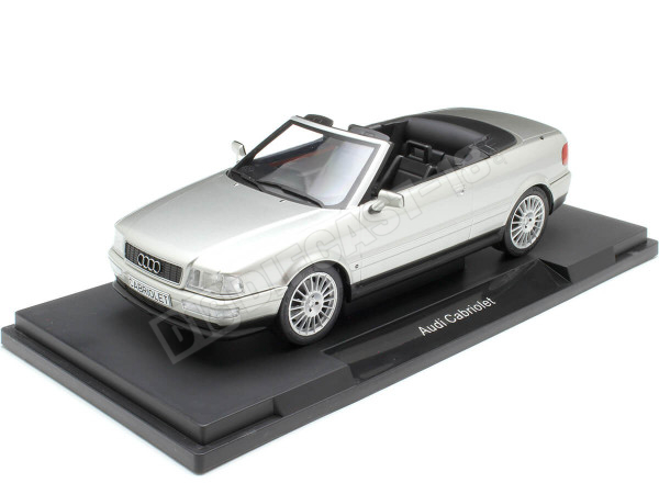 1991 Audi Cabriolet Plateado 1:18 MC Group 18373