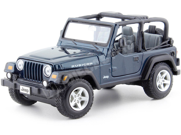 2003 Jeep Wrangler Rubicon Azul 1:27 Maisto 31245