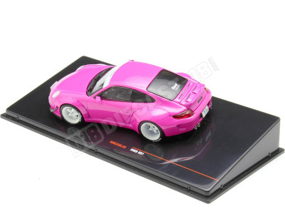 2023 Porsche 911 (997) RWB Rauh-Welt Rosa Metalizado 1:43 IXO Models MOC338.22 2