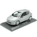 2003 Peugeot 206 RC Plateado Aluminio 1:18 Norev 184726