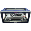 2003 Peugeot 206 RC Plateado Aluminio 1:18 Norev 184726