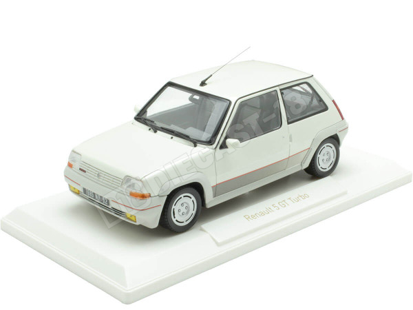 1985 Renault R5 Supercinco GT Turbo Phase I Blanco Perlado 1:18 Norev 185200