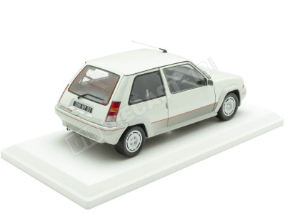 1985 Renault R5 Supercinco GT Turbo Phase I Blanco Perlado 1:18 Norev 185200 2