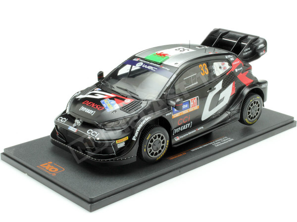 2024 Toyota Yaris Rally1 Hybrid Nº33 Evans/Martin Rally Suecia 1:18 IXO Models 18RMC200.22