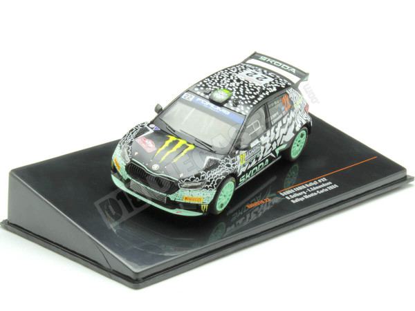 2024 Skoda Fabia RS Rally2 Nº22 Solberg/Edmondson Rally Monte Carlo 1:43 IXO Models RAM918.22