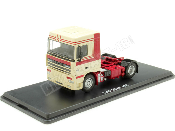 1998 Cabeza Tractora DAF 95 XF 430 Beige/Granate Decorado 1:43 Prem...