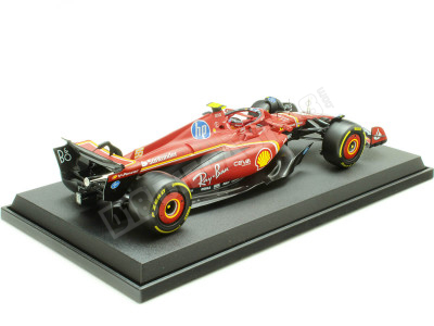 2024 Scudería Ferrari F1 SF-24 Nº55 Carlos Sainz 1:18 Bburago 16815S 2