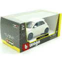 2021 Fiat 500e Full Electric Blanco 1:24 Bburago 21110