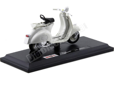 1956 Vespa 150 Blanca 1:18 Maisto 34540-03 2