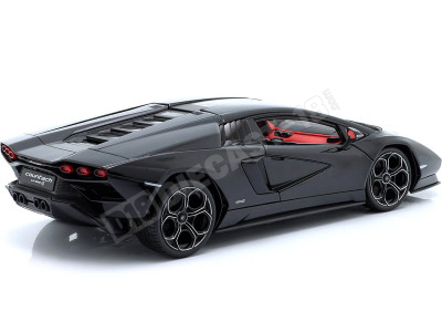 2022 Lamborghini Countach LPI 800-4 Negro Metalizado 1:18 Maisto 31459 2