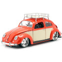 1951 Volkswagen Beetle Beetle Custom Red-Beige 1:18 MAISTO DES ...