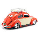 1951 Volkswagen Beetle Beetle Custom Red-Beige 1:18 MAISTO DES ...