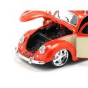 1951 Volkswagen Beetle Beetle Custom Red-Beige 1:18 MAISTO DES ...