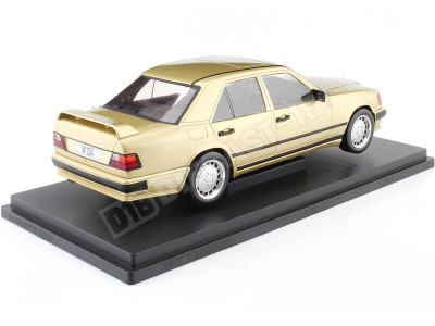 1986 Mercedes-Benz W124 Tuning Dorado Metalizado 1:18 MC Group 18342 2