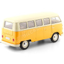 1963 Volkswagen T1 Classical Microbus Amarillo-Beige 1:18 Welly 18054