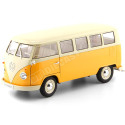 1963 Volkswagen T1 Classical Microbus Amarillo-Beige 1:18 Welly 18054