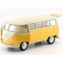 1963 Volkswagen T1 Classical Microbus Amarillo-Beige 1:18 Welly 18054