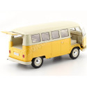 1963 Volkswagen T1 Classical Microbus Amarillo-Beige 1:18 Welly 18054