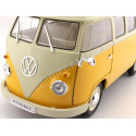 1963 Volkswagen T1 Classical Microbus Amarillo-Beige 1:18 Welly 18054