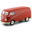 1963 Volkswagen T1 Microbus Panel Van Rojo 1:18 Welly 18053