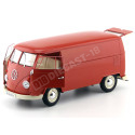 1963 Volkswagen T1 Microbus Panel Van Rojo 1:18 Welly 18053