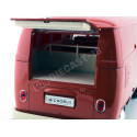 1963 Volkswagen T1 Microbus Panel Van Rojo 1:18 Welly 18053