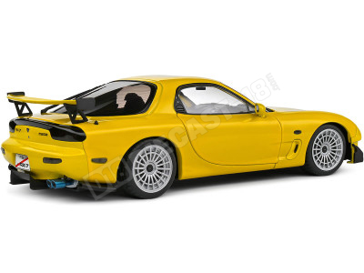 Cochesdemetal.es 1994 Mazda RX-7 Type RS (FD35) Amarillo 1:18 Solido S1810603 2