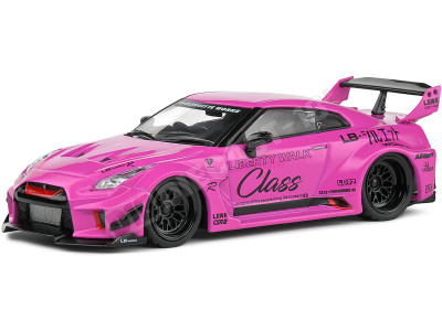 2022 Nissan GT-R (R35) Liberty Walk Body Kit Verde Ácido 1:43 Solid...