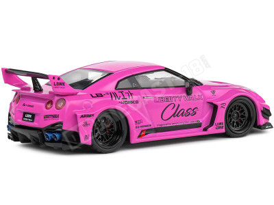 2022 Nissan GT-R (R35) Liberty Walk Body Kit Verde Ácido 1:43 Solid... 2