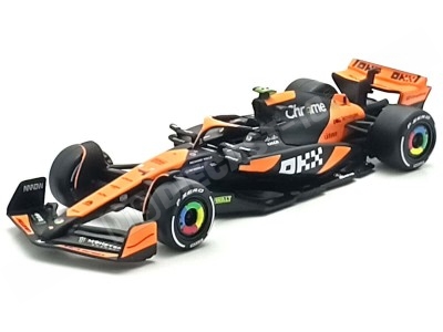 Réplica McLaren MCL38 Miami GPLando Norris F1 2024 - 1:43 Bburago
