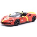 Ferrari SF90 Stradale Rojo 1:18 – Coche de metal a escala de Bburag