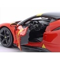 Ferrari SF90 Stradale Rojo 1:18 – Coche de metal a escala de Bburag