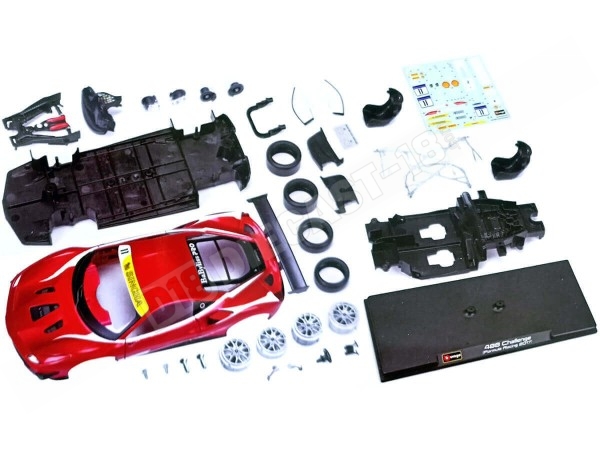 2017 Ferrari 488 Challenge 11 Formula Racing Mugello Nielsen 1:24 B...