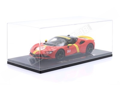 Ferrari SF90 Stradale Rojo 1:18 – Coche de metal a escala de Bburag