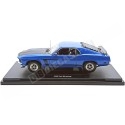 Mustang Boss 302 1969 Azul y Negro – Coche en Miniatura a Escala 1:18