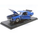 Mustang Boss 302 1969 Azul y Negro – Coche en Miniatura a Escala 1:18