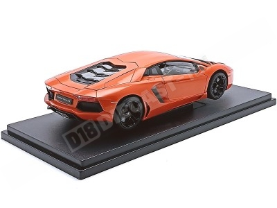 Réplica Lamborghini Aventador 2011 en Naranja – Miniatura Welly a 1:18 2