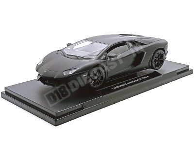 2011 Lamborghini Aventador LP700-4 Nemesis Matt Grey 1:18 Welly 18041