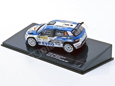 Škoda Fabia Rally2 Evo 2022 Barum Zlín de Kopecký y Hlousek - 1:43 Ixo 2