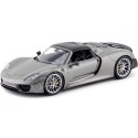 2013 Porsche 918 Spyder Cabrio Gris 1:18 Welly 18051