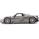 2013 Porsche 918 Spyder Cabrio Gris 1:18 Welly 18051
