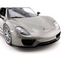 2013 Porsche 918 Spyder Cabrio Gris 1:18 Welly 18051