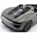 2013 Porsche 918 Spyder Convertible Gris 1:18 Welly 18051
