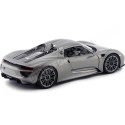 2013 Porsche 918 Spyder Hard-Top Gris 1:18 Welly 18051