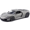 2013 Porsche 918 Spyder Hard-Top Gris 1:18 Welly 18051